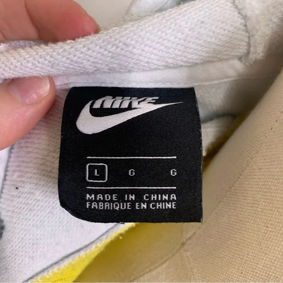 NIKE Pullover Hooded Sweatshirt LARGE 3635 - Picture 7 of 8